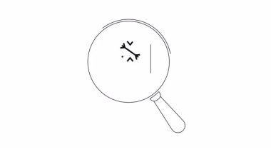 Bir büyüteç, veri analizi, araştırma ve bilgi keşiflerini sembolize eden, kar tanesi simgesine sahip bir belgeye odaklanır..