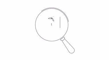 Bir büyüteç, yenilenebilir enerji analizi ve çevre araştırmalarını sembolize eden rüzgar türbini içeren bir belgeyi inceler.