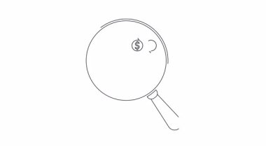 Finansal büyüme ve başarıyı temsil eden, döviz döviz simgesine doğru merdivenleri çıkan bir adamı gösteren basit bir animasyon..