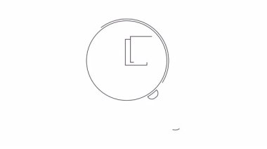 Beyaz arka planda büyüteç simge animasyonu altında el ele tutuşma belgeleri. İş konsepti.