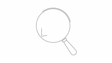 Tokmak tutan bir el büyüteç altında incelenir, yasal soruşturma ve adaleti sembolize eder..