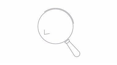 Bir büyüteç veriler, bir el ve reddedilme sembolleri üzerinde yoğunlaşır, analizi veya incelemeyi önerir..