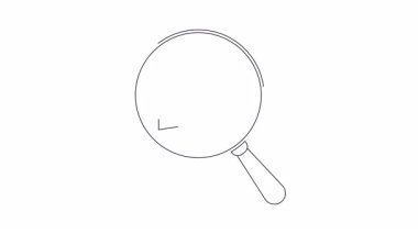 Plastik şişe geri dönüşümünün önemini gösteren kavramsal bir video, büyüteç altında şişe tutan bir el var..