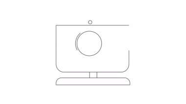 Bir bilgisayar ekranında, çevrimiçi tıp araştırmaları ve sağlık teknolojisini sembolize eden bir büyüteç altında haplar gösteriliyor..