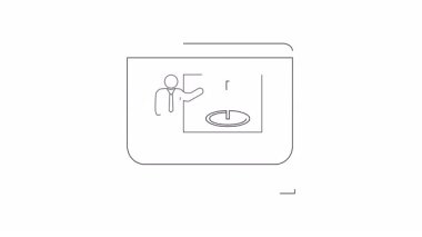 Bir bilgisayar ekranında gösterilen bir iş eğitimi sunumu, çevrimiçi öğrenme ve uzaktan eğitim için mükemmel.