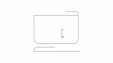 Saati, zaman yönetimini ve teslim tarihlerini sembolize eden animasyon bilgisayar simgesi. Sunumlar ve eğitim içeriği için mükemmel.