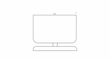 Saat yüzlü animasyon bilgisayar ikonu zaman yönetimi ve verimliliği sembolize ediyor. Sunumlar, web siteleri ve eğitim içeriği için mükemmel.