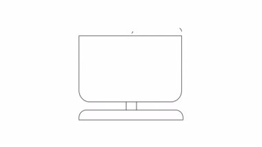 Devamlı çizim, dijital dünyadaki zorlukları ve gerilemeleri simgeleyen bir adamın bilgisayar ekranında merdivenlerden düşüşünü gösteriyor..