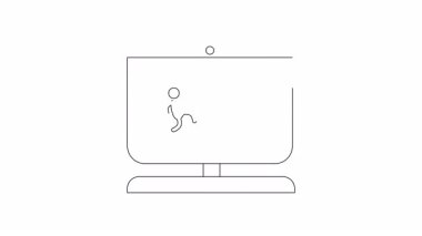 Basit bir animasyon, bir kase erişteye giden basamakları olan bir bilgisayar ekranını gösteriyor. Hedefleri ya da ilerlemeyi göstermek için mükemmel..