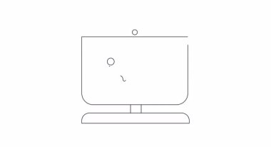 Bilgisayar ekranında haplara doğru tırmanan bir kişinin dijital cihazlara ve ilaçlara artan bağımlılığını gösteren sembolik bir animasyon..