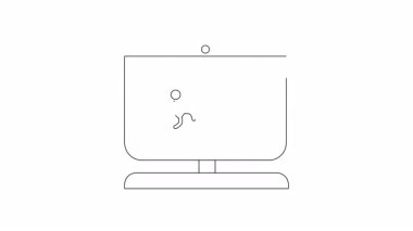 Pikselleştirilmiş bir karakterin hedefe doğru merdivenleri tırmanmasını içeren bir bilgisayar oyunu konsepti. Oyun geliştirme veya illüstrasyon için minimalist tasarım.