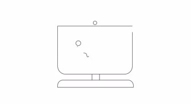 Bir çöp adam bilgisayar ekranında gösterilen merdivenlerden aşağı yuvarlanır, dijital bir aksilik veya oyun sona erer.