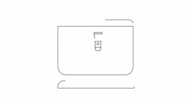 El kremi makinesinin basit bir animasyonu, temizliği ve el bakımını teşvik ediyor. Sağlık ve güzellik içeriği için mükemmel.