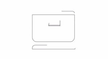 Bilgisayar ekranında satırı olan bir elin canlandırılmış simgesi, çevrimiçi şiddet tehditleri ve dijital güvenlik kaygılarını temsil ediyor.