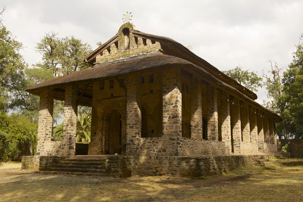 Debre Berhan Selassie kilise dış, Gondar, Etiyopya. — Stok fotoğraf