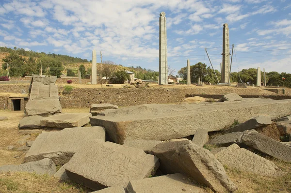 Aksum dikilitaşlar, Aksum, Etiyopya. — Stok fotoğraf