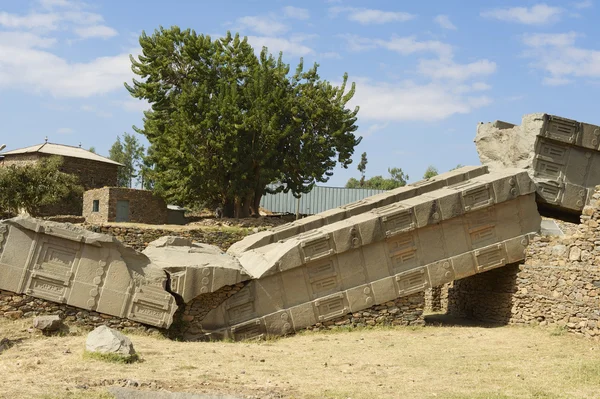 Unesco-Welterbe Obelisken von Axum, Äthiopien. — Stockfoto