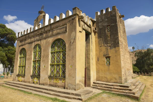 Eglise Notre-Dame de Sion, le lieu le plus sacré pour tous les Ethiopiens orthodoxes. Aksum, Éthiopie . — Photo