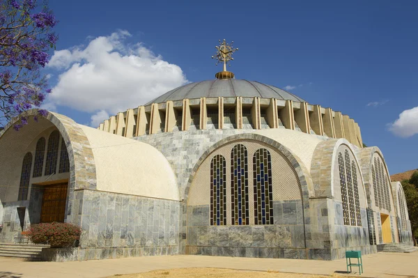 The Cathedral of Our Lady Mary of Zion, Axum, Ethiopia. — Stock Photo, Image
