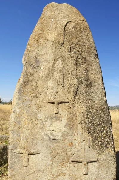 Misteriosos pilares megalíticos de piedra de Tiya, Patrimonio de la Humanidad por la UNESCO, Etiopía . —  Fotos de Stock