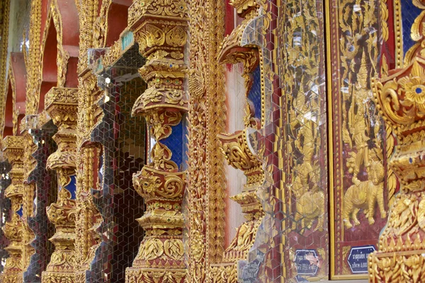 Chrám Wat Mani Phraison, Mae Sot, Tak provincie, Thajsko. — Stock fotografie