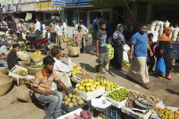 People at the local market in Bandarban, Bangladesh.