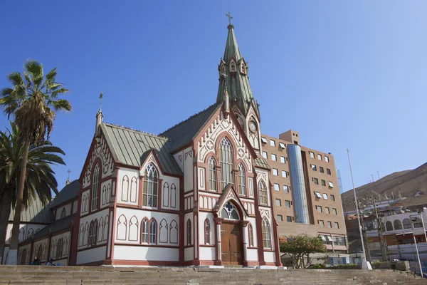 Aussenansicht der Kathedrale San Marcos de Arica in arica, Chile. — Stockfoto