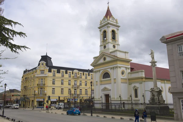 Plaza central de Punta Arenas, Chile . — Foto de Stock