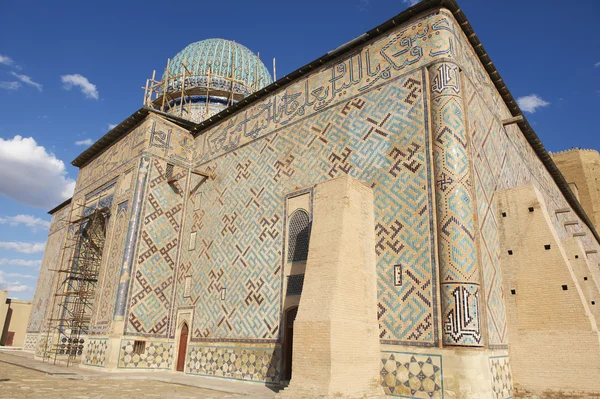 Mausoleo de Khoja Ahmed Yasavi en Turkistán, Kazajstán . — Foto de Stock