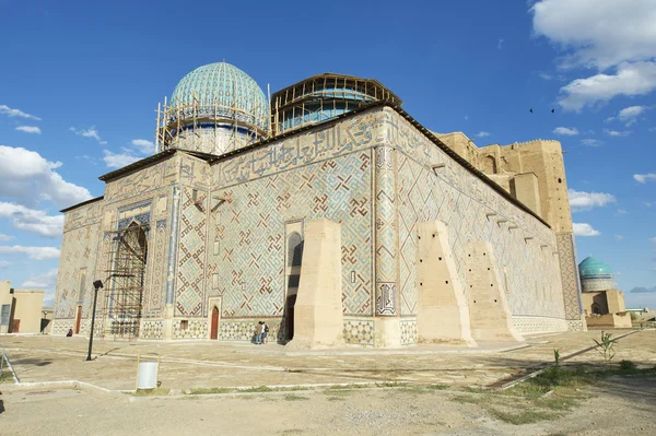 Mausoleo de Khoja Ahmed Yasavi en Turkistán, Kazajstán . — Foto de Stock