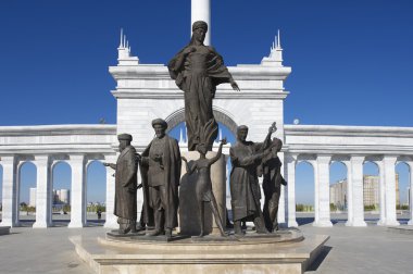 Güzel Kazak Eli anıt Astana, Kazakistan'ın dış.