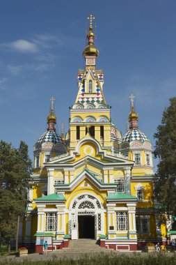 Halkın yükseliş Katedrali Almatı, Kazakistan'ın keşfetmek