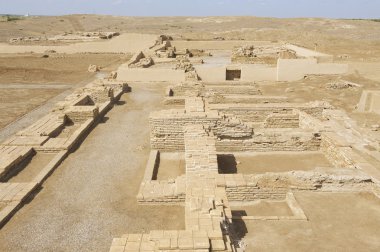 Otrar (Utrar ya da Farab), Orta Asya hayalet şehir, Güney Kazakistan Eyaleti, Kazakistan Harabeleri.
