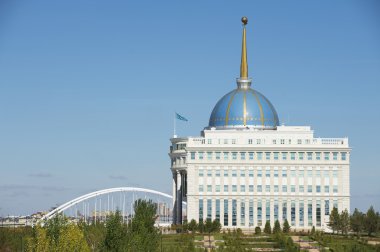 Astana, Kazakistan'ın Başkanlık Sarayı dış.