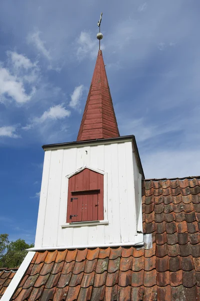 Detalle exterior de la iglesia Undredal Stave, Undredal, Noruega . —  Fotos de Stock