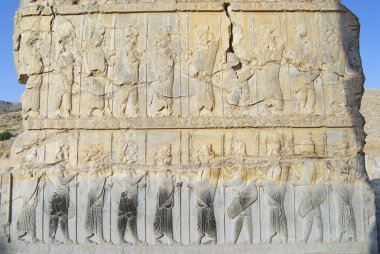 Şiraz, İran'ın Persepolis kalıntıları adlı kısma.