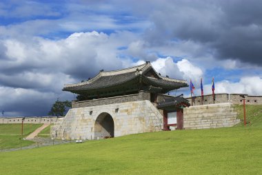 Hwaseong kale (parlak kale) dış Suwon, Güney Kore.