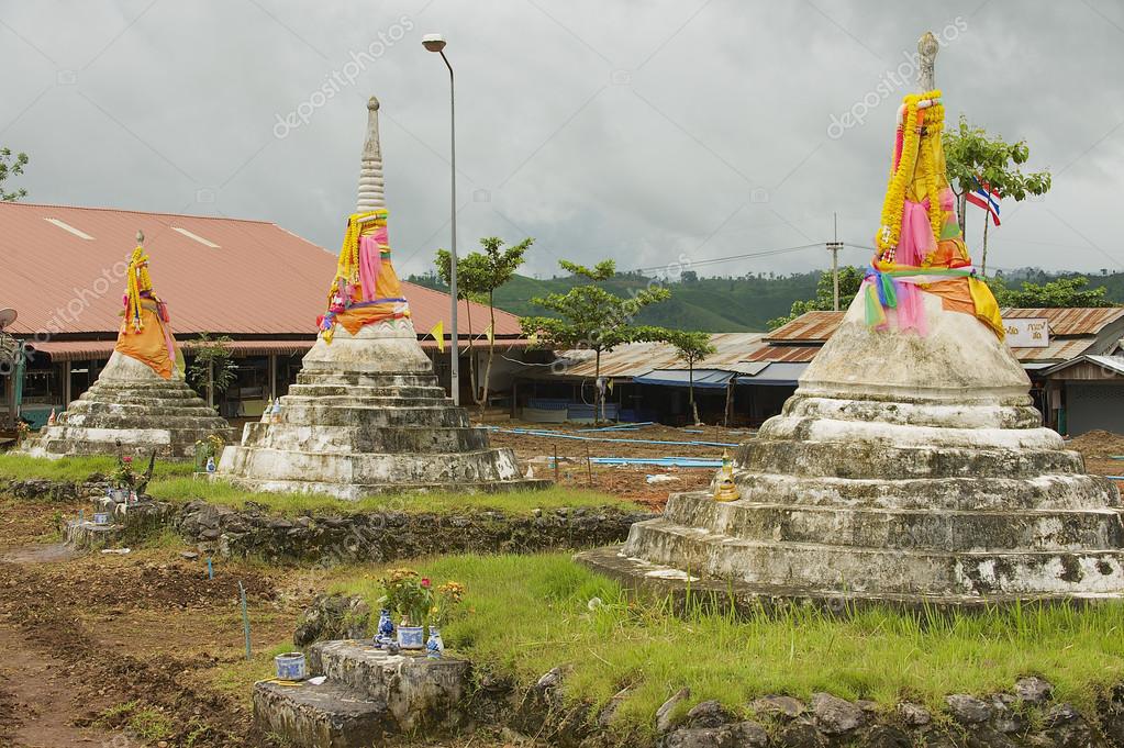 Exterior de las Tres Pagodas en el Paso de las Tres Pagodas en