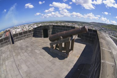Dış eski top Fort Adelaide Port Louis, Mauritius.
