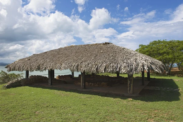 Ruinas de la casa Cristóbal Colón en el asentamiento La Isabella en Puerto Plata, República Dominicana . —  Fotos de Stock