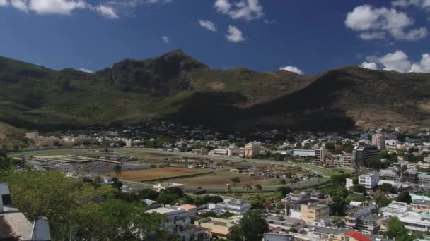 Vue aérienne de la ville de Port Louis, Maurice . — Video