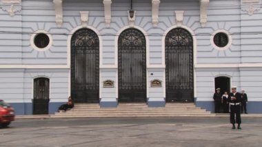 Tarihsel Şili Donanma Valparaiso, Şili binanın dış.