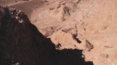 Atacama Çölü, Şili'deki ölüm Vadisi'nin eşsiz kum ve kil Hills görüntülemek.