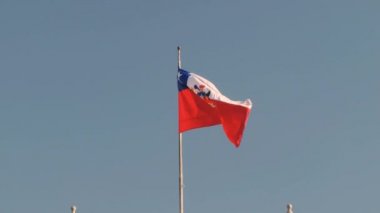 Santiago, Şili'La Moneda Cumhurbaşkanlığı Sarayı'nın dış.