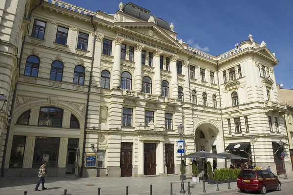 Exterior del edificio de la Filarmónica Nacional de Lituania en Vilna, Lituania . —  Fotos de Stock