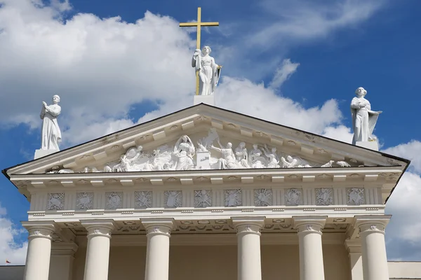 Aussendetails der Kathedrale in Vilnius, Litauen. — Stockfoto