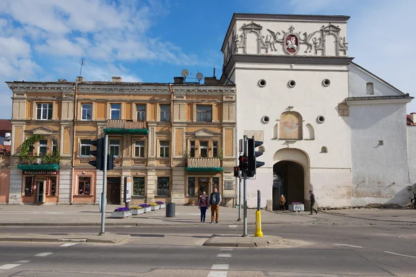 Exterior de la Puerta del Amanecer en Vilna, Lituania . — Foto de Stock