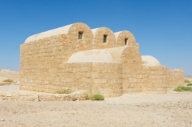 Amra castle (Qasr Amra) near Amman, Jordan.