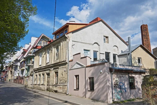 Eski konut Vilnius, Litvanya için görüntüleyin. — Stok fotoğraf