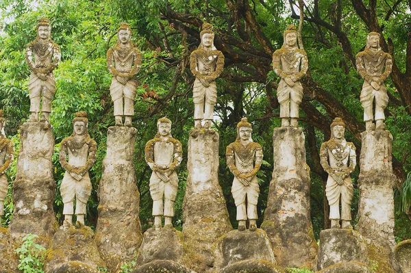 Exterior of the sculptures in Buddha park in Vientiane, Laos. — Zdjęcie stockowe